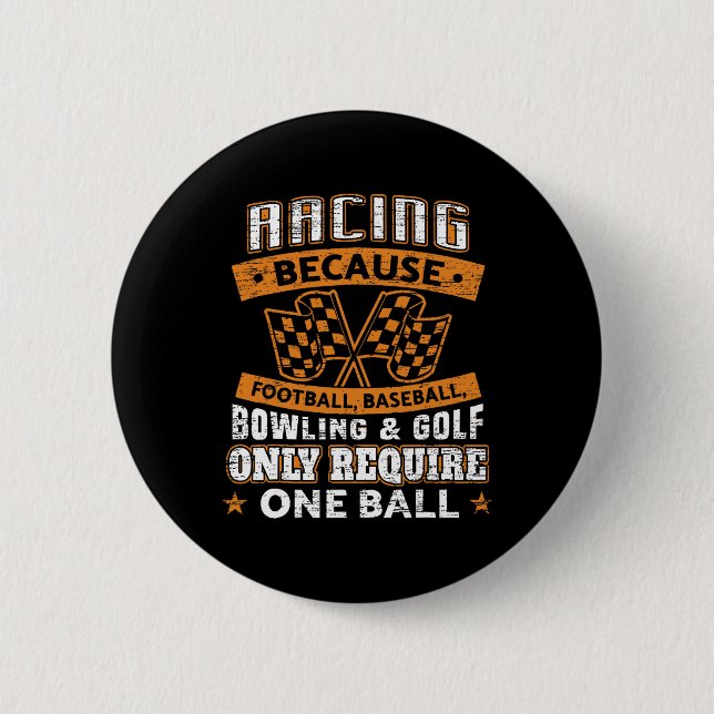 Rennen wegen Fußball  Button (Vorderseite)