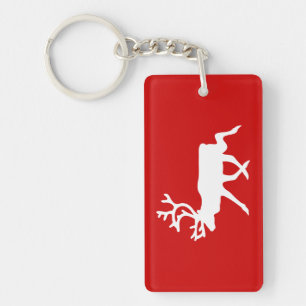 Rennes blanches / Silhouette caribou