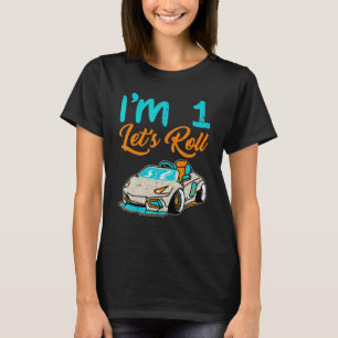 Rennfahrer 1. Geburtstag Fahrplan T-Shirt