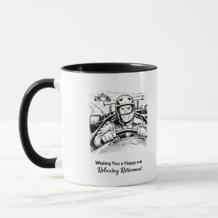 Rennfahrer-Rentner Tasse