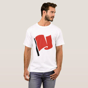 Rennflagge Rot T-Shirt