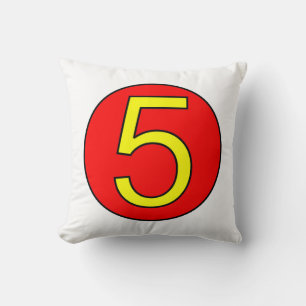Rennnummer 5 kissen