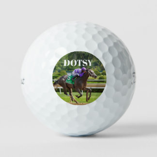 RENNPFERD - DOTSY (erster Sieg) Golfball