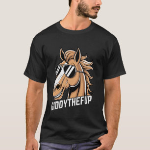 Rennpferd Giddy the F Up Derby Day T-Shirt