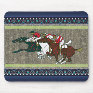 Rennpferde Mousepad
