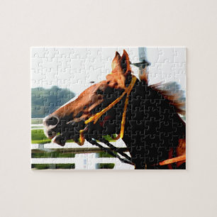 Rennpferdpuzzlespiel