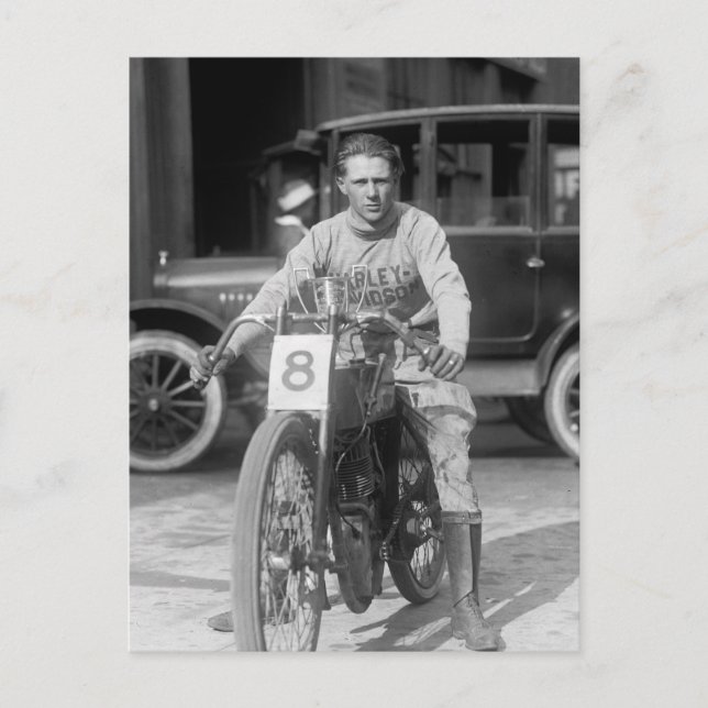 Rennrad der 1920er Jahre Postkarte (Vorderseite)
