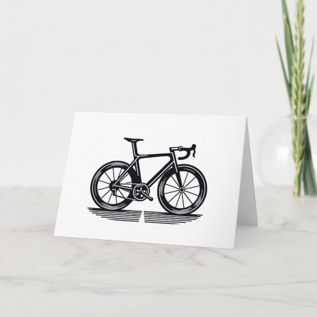 Rennrad Einladung (Vorderseite)