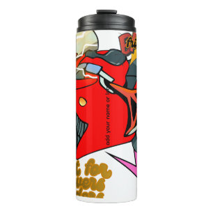 Rennrad Kunst Geschwindigkeit Thermosbecher
