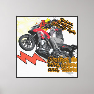 Rennrad Kunst Leinwanddruck