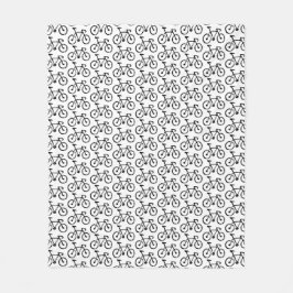 Rennrad Print Fleece Blanket