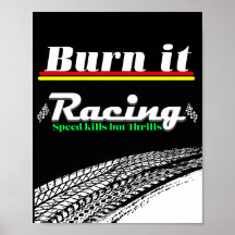 Rennsport-Ästhetik-Design-Plakat