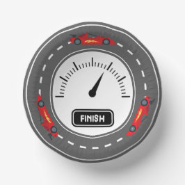 Rennstrecke Geburtstag Pappteller