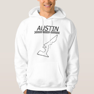 Rennstrecke in Austin Hoodie
