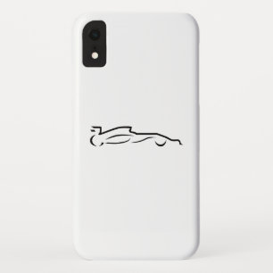Rennstrecke Zeichnend Silhouette Case-Mate iPhone Hülle