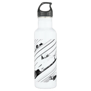 Rennstreifen Trinkflasche