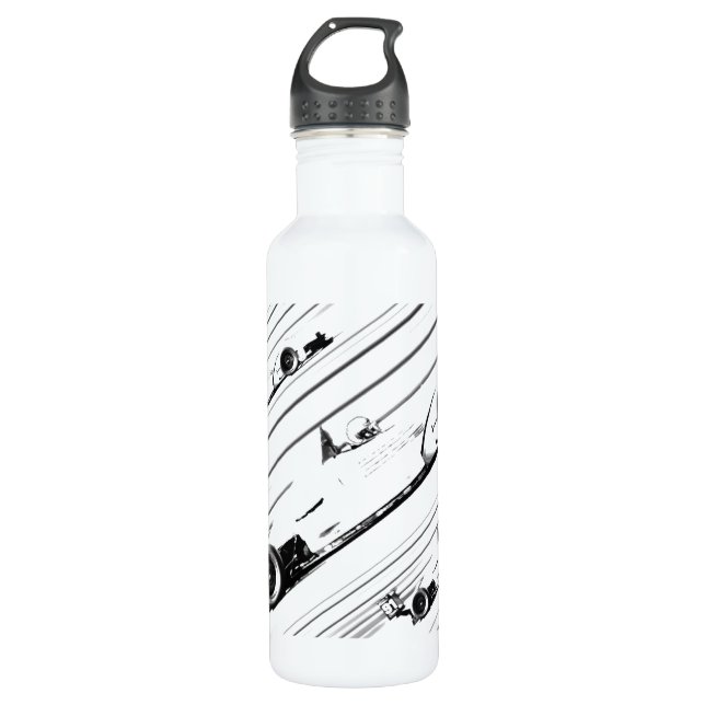 Rennstreifen Trinkflasche (Vorderseite)