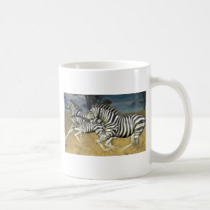 Rennstreifen - Zebra Kaffeetasse