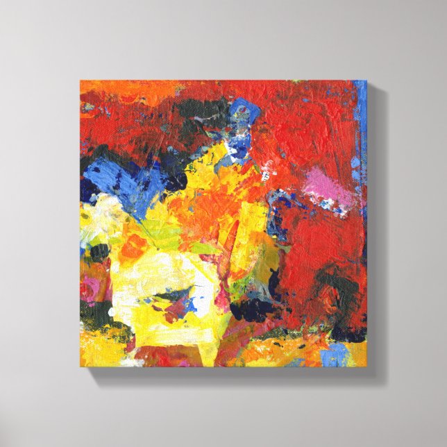 Renntag Leinwanddruck (Vorderseite)