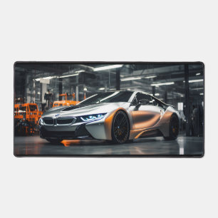 Rennwagen aus Aluminium Schreibtischunterlage