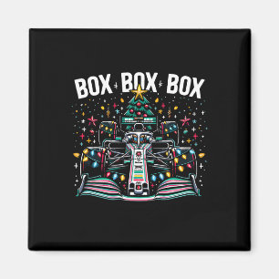 Rennwagen Box Box Box Funk Anruf Spaß Weihnachten  Magnet