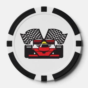 Rennwagen-Design-Pokerchips Pokerchips
