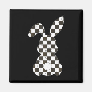 Rennwagen Flagge Hase Frohe Ostern Rennwagen Junge Magnet