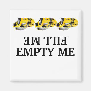 Rennwagen füllen mich leer ich magnet