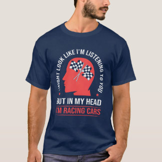 Rennwagen Funny Car Liebhaber Drag Racing Familie T-Shirt