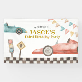 Rennwagen Geburtstag Grosses Banner
