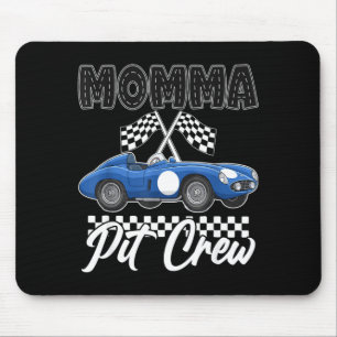 Rennwagen-Geburtstagsfeier Rennfamilie Mamma Pit Mousepad