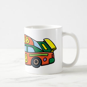 Rennwagen Nummer 88 Kaffeetasse