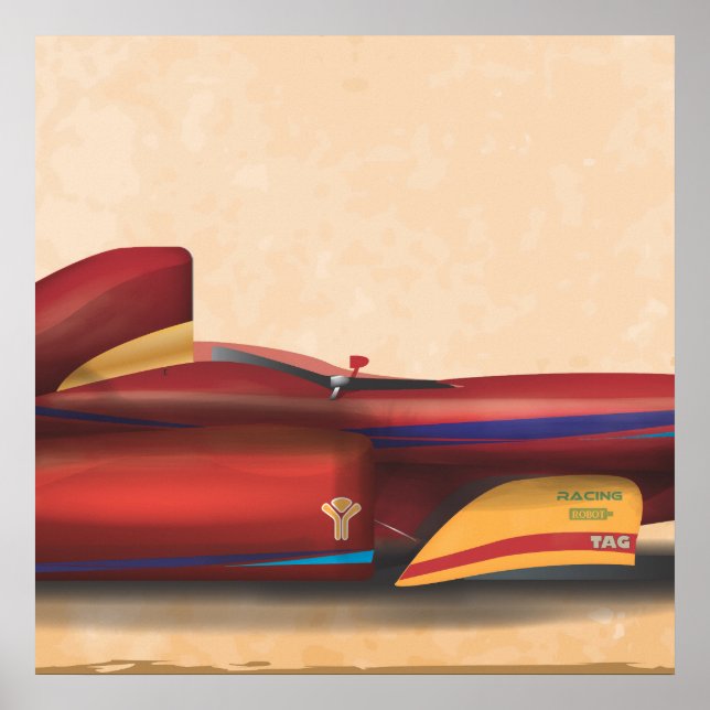 Rennwagen Poster (Vorne)