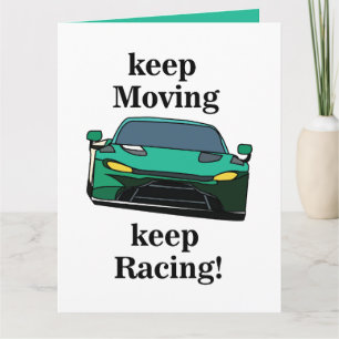 Rennwagen Racer Geburtstag Karte