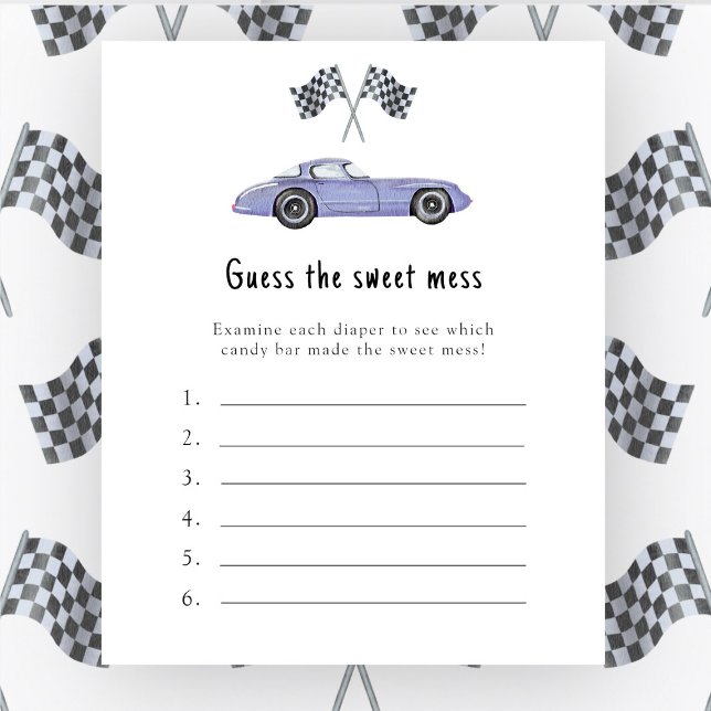 Rennwagen - Raten Sie mal, das Sweet Mess Spiel (Von Creator hochgeladen)