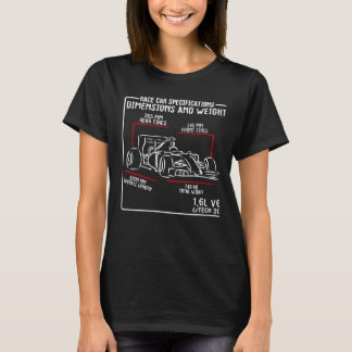 Rennwagen Shirt Formel Fahrzeugingenieur Mechanisc