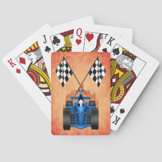 Rennwagen-Spielkarten Spielkarten