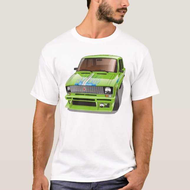 Rennwagen T-Shirt (Vorderseite)