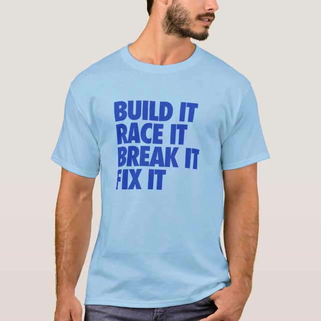 Rennwagen T-Shirt (Vorderseite)