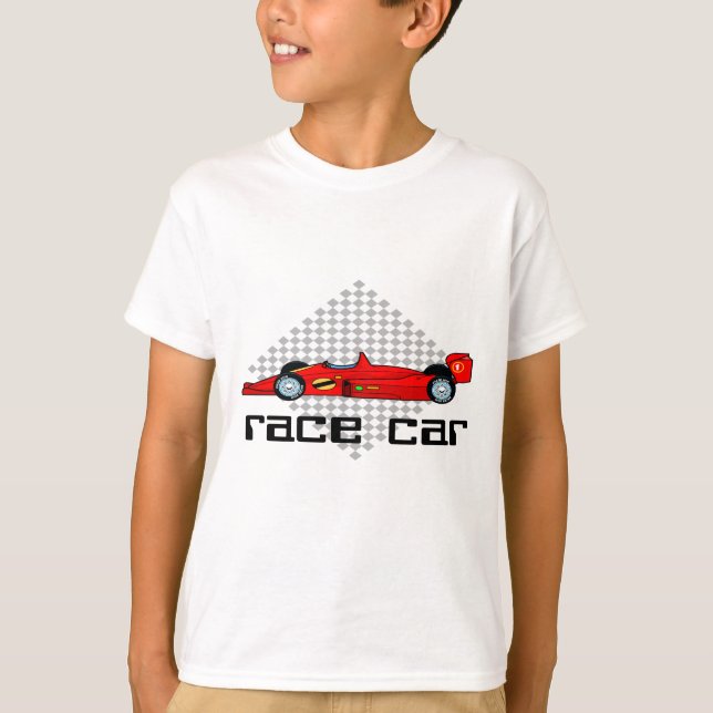 Rennwagen T-Shirt (Vorderseite)