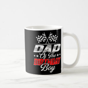 Rennwagen-Vater des Geburtstagsjungen Rennfamilie Kaffeetasse