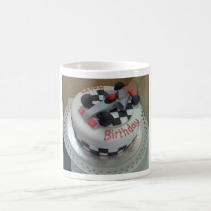 Rennwagen zum Geburtstag Kaffeetasse