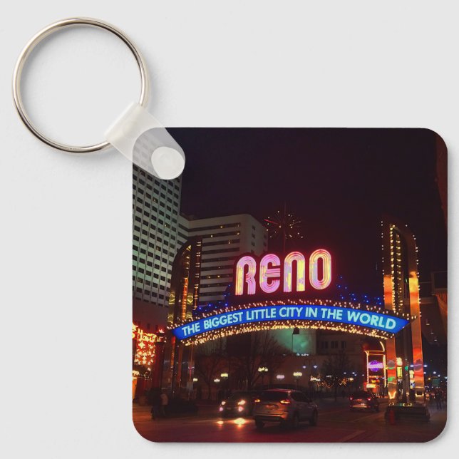 Reno Arch Sign #1 Schlüsselanhänger (Vorderseite)