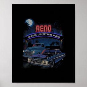 Reno Auto-Cruise-Show Nevada Amerikanischer Oldtim Poster
