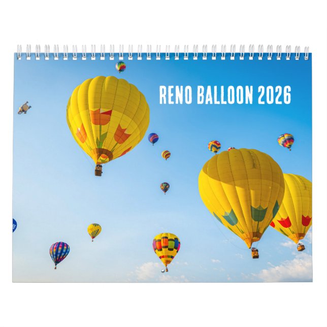 Reno Ballon 2026 Kalender (Titelbild)