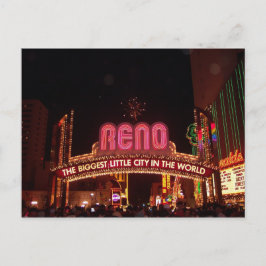 Reno Die größte kleine Stadt der Welt Postkarte