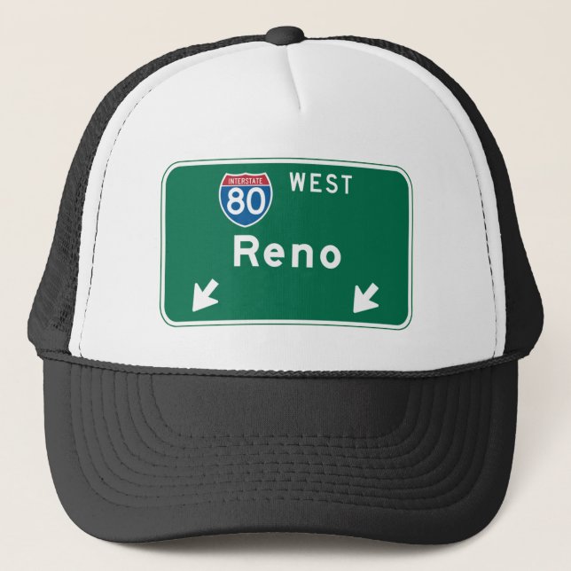 Reno, Nanovolt-Verkehrsschild Truckerkappe (Vorderseite)