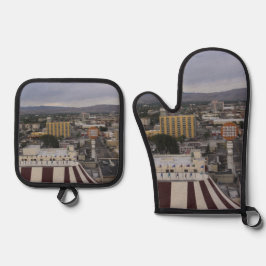 Reno Nevada Ofenhandschuh & Topflappen-Set