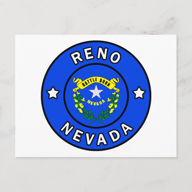 Reno Nevada Postkarte (Vorderseite)