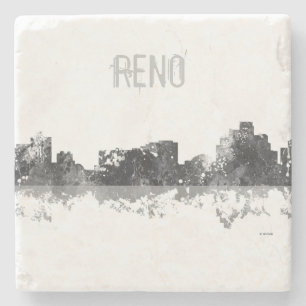RENO, NEVADA SKYLINE - Stein trinkt Untersetzer